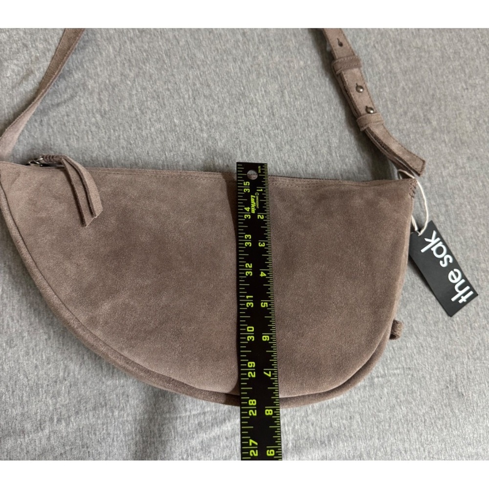 The Sak Suede Saddle Crossbody Bag in Taupe Brown - Picture 15 of 16